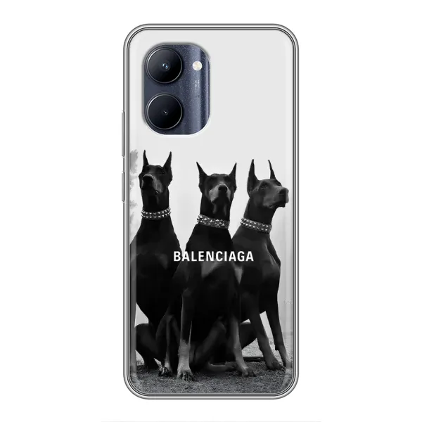 Чехол с рисунком «Три добермана» для Realme C33