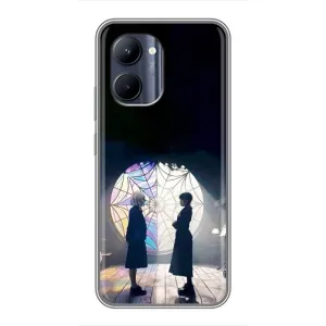 Чехлы с принтом Уэнсдей на Realme C33 (Уэнсдей и Энди)
