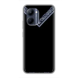 Силиконовый Чехол на Realme C33 (Воротник вышиванки)