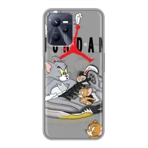 Силиконовый Чехол Nike Air Jordan на Реалми с35 (Air Jordan)