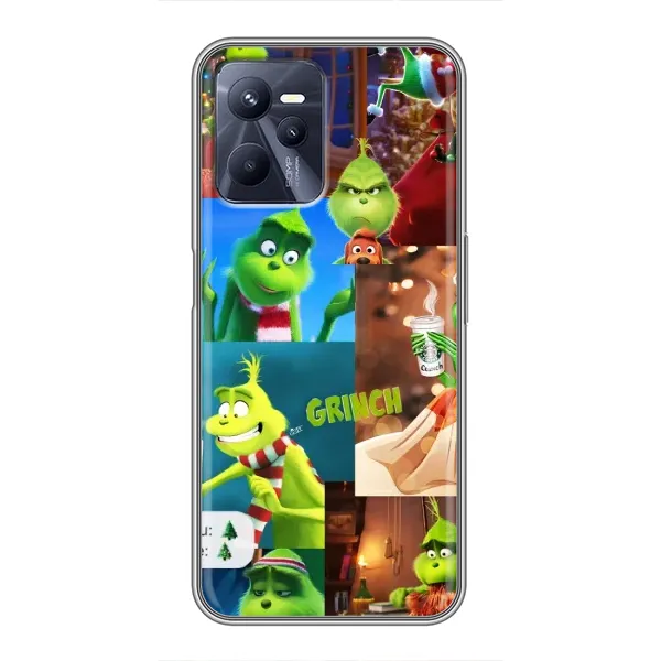Чехол с рисунком «Арт Гринч» для Realme C35 Чехол с рисунком «Арт Гринч» для Realme C35