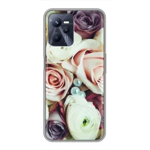 Чехлы с принтом Розочки для Realme C35 (Букет РОЗ)