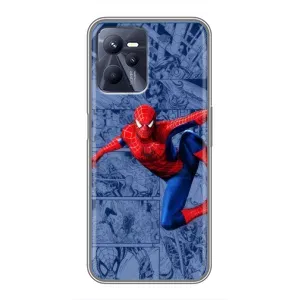 Силиконовый Чехол для Realme C35 (Человек Паук)