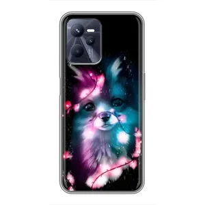 Чохол з Лисичкою для Realme C35 (Чорна лисиця)