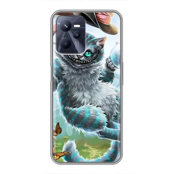 Чехол с рисунком «Чеширский КОТИК» для Realme C35 Чехол с рисунком «Чеширский КОТИК» для Realme C35