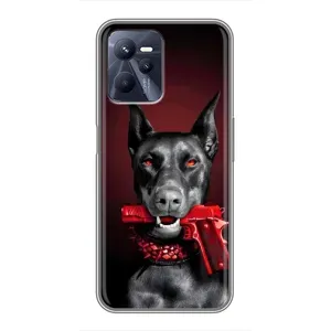 Чохол ДОБЕРМАН для Realme C35 (Доберман злий)