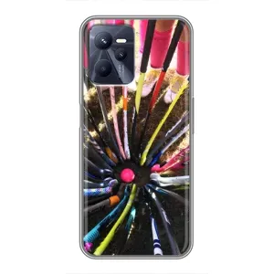 Чехлы с принтом Спортивная тематика для Realme C35 (Флорбол)