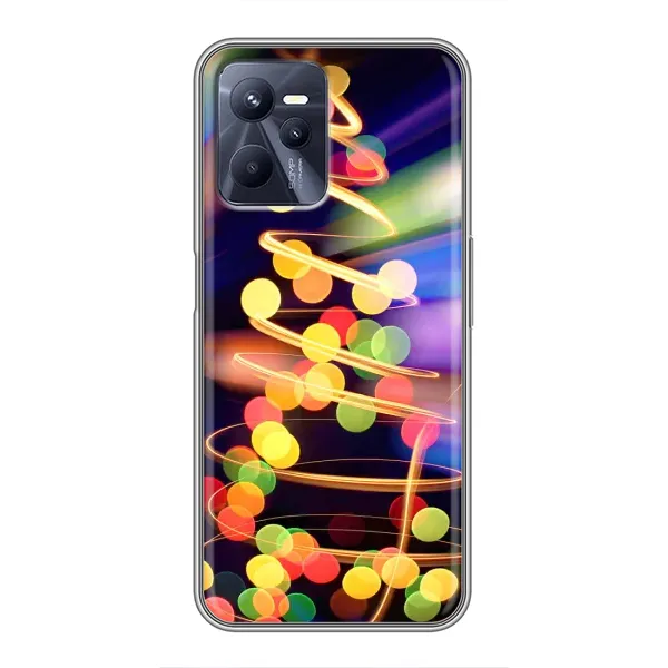 Чехол с рисунком «Гирлянды» для Realme C35 Чехол с рисунком «Гирлянды» для Realme C35