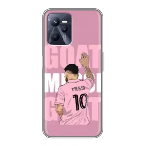 Чехлы Лео Месси в Майами на Realme C35 (GOAT MESSI)