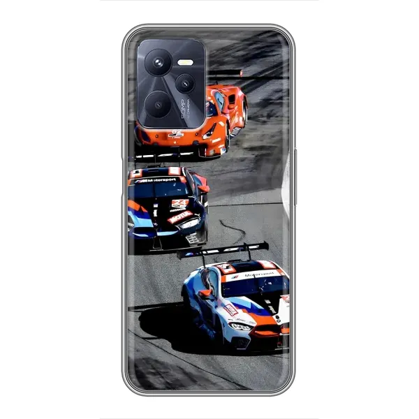 Чехол с рисунком «Гонщики» для Realme C35