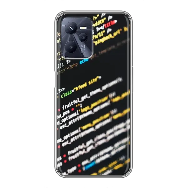 Чохол з малюнком «Код» для Realme C35 Чохол з малюнком «Код» для Realme C35