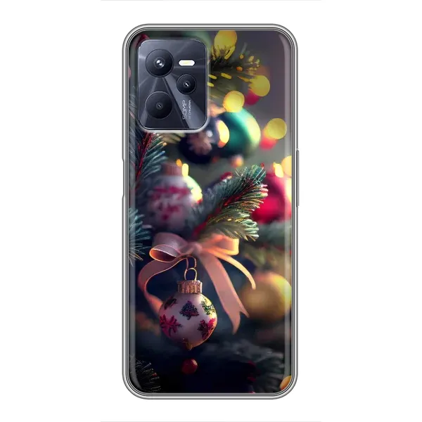 Чехол с рисунком «Красивая елочка» для Realme C35 Чехол с рисунком «Красивая елочка» для Realme C35