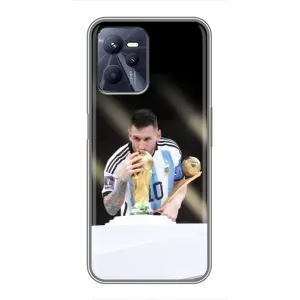 Чохли Лео Мессі Аргентина для Realme C35 (Кубок Світу)
