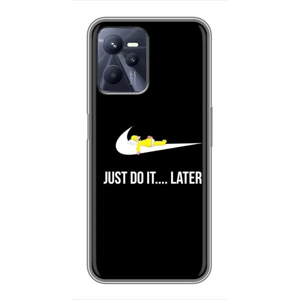 Чехол с рисунком «Later» для Realme C35