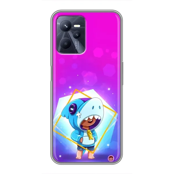 Чехол с рисунком «Леон в костюме Акулы» для Realme C35