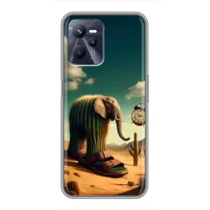 Чехол с мемами тралалело тралала для Realme C35