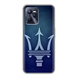Чехлы с тематикой "Крутые машины" на Realme C35 (Лого Maserati)