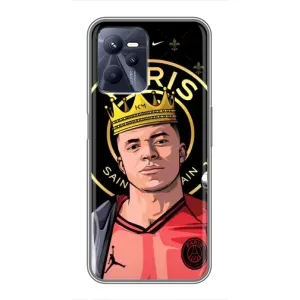 Чохол (TPU) з Футболістом на Realme C35 (Mbappe King)
