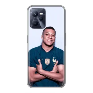 Чохол (TPU) з Футболістом на Realme C35 (Мбаппешичка)