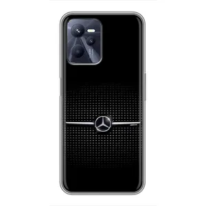 Силиконовый бампер с картинкой машины на Realme C35 (Mercedes)