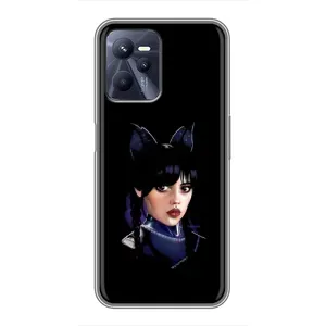 Чехлы с принтом Уэнсдей на Realme C35 (Милая Уэнсдей)