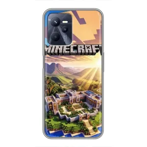 Чехол майнкрафт для Realme C35 (MINECRAFT)