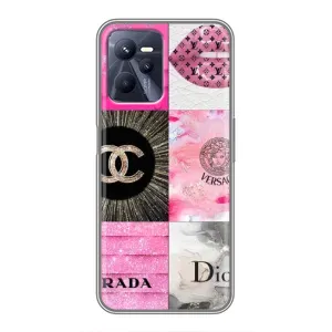 Чехол (Dior, Prada, YSL, Chanel) для Realme C35 (Модница)