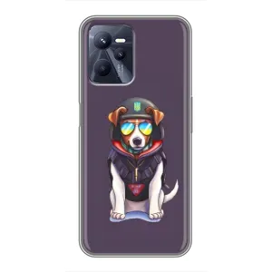 Чехол с принтом Собаки Патрон для Realme C35 (Модный Патрон)