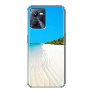Летний Чехол на Realme C35 (Море песок)