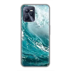 Летний Чехол на Realme C35 (Морская волна)