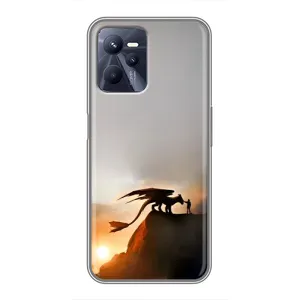 Чехол дракон Беззубик для Realme C35 (Мультиик Беззубик)