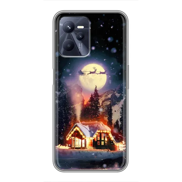 Чехол с рисунком «Настроение зимнее» для Realme C35 Чехол с рисунком «Настроение зимнее» для Realme C35