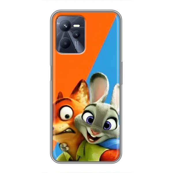 Чехол с рисунком «Ник и Хопс» для Realme C35