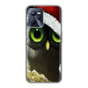 Чохли з принтом СОВИ для Realme C35 (Новорічна Сова)
