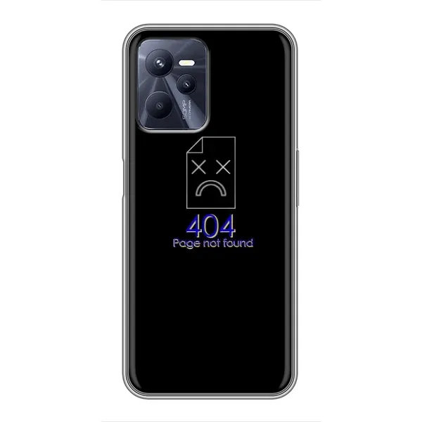 Чохол з малюнком «Помилка 404» для Realme C35 Чохол з малюнком «Помилка 404» для Realme C35