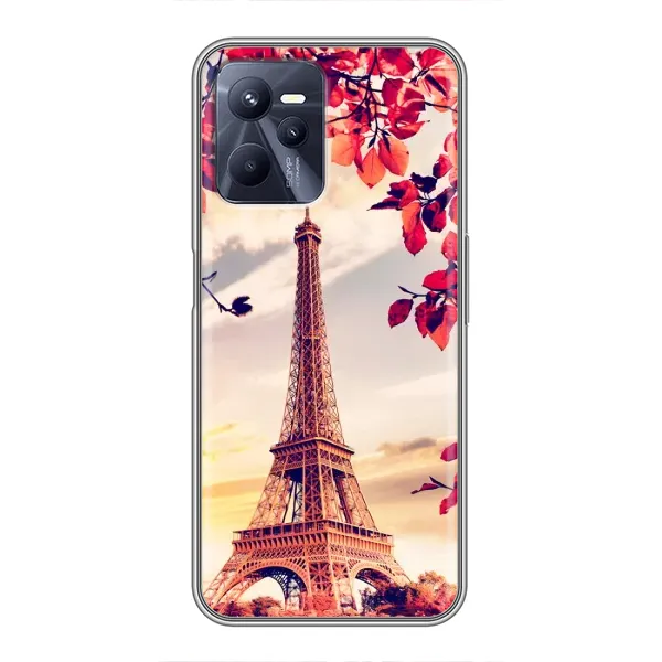 Чехол с рисунком «Paris photo» для Realme C35 Чехол с рисунком «Paris photo» для Realme C35