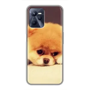 Чохол (ТПУ) Милі песики для Realme C35 (Померанский шпіц)