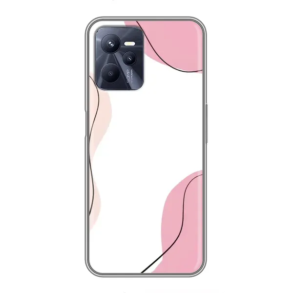 Чехол с рисунком «Розовый фон» для Realme C35 Чехол с рисунком «Розовый фон» для Realme C35