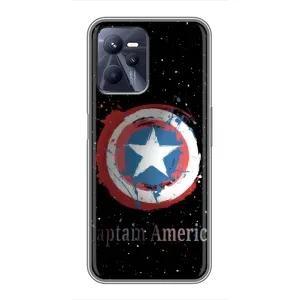 Чехол с Щитом Капитана Америки на Realme C35 (Щит Капитана)