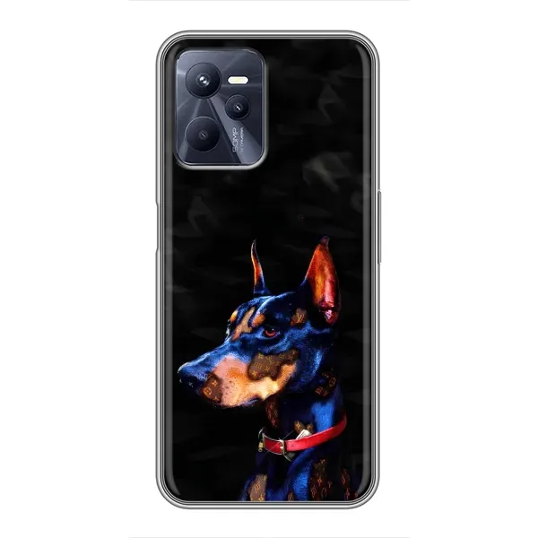 Чехол с рисунком «Собака Мопс» для Realme C35 Чехол с рисунком «Собака Мопс» для Realme C35