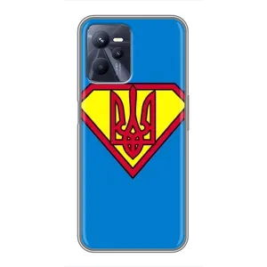 Чехол с картинкой (Патриотический ГЕРБ) на Realme C35 (Super - Герб)