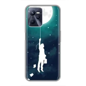 Чохол (ТПУ) з планетами на Realme C35 (To The moon)