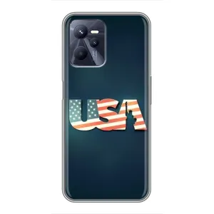 Чехол Флаг USA для Realme C35