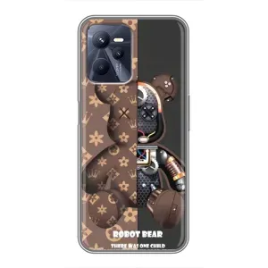 Силиконовый чехол для Realme C35 (Медмедь Луи Виттон)