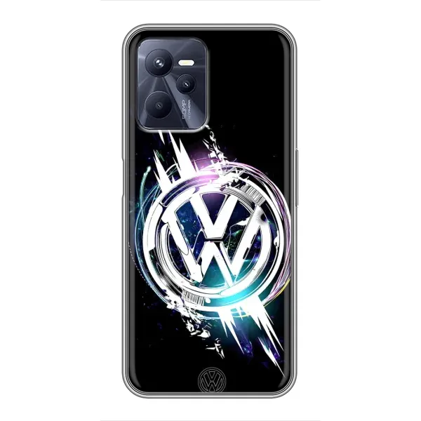 Чехол с рисунком «Volkswagen на черном» для Realme C35 Чехол с рисунком «Volkswagen на черном» для Realme C35
