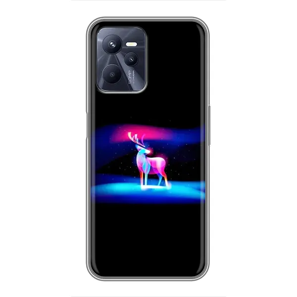 Чехол с рисунком «Яркий олень» для Realme C35 Чехол с рисунком «Яркий олень» для Realme C35
