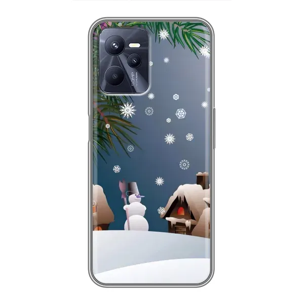 Чехол с рисунком «Зима» для Realme C35 Чехол с рисунком «Зима» для Realme C35