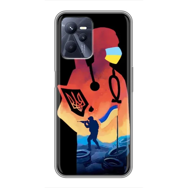 Чехол с рисунком «ЗСУ Врач» для Realme C35 Чехол с рисунком «ЗСУ Врач» для Realme C35