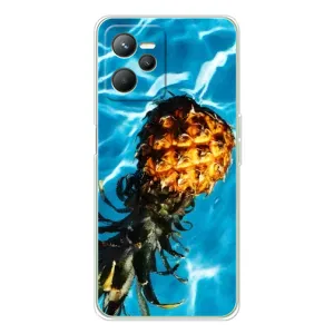 Чехол с изображением  вкусной еды для Realme C36 (Ананас)