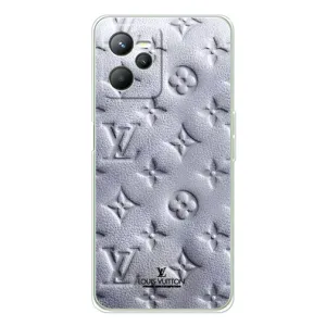 Текстурний Чохол Louis Vuitton для Реалмі С36 (Білий ЛВ)